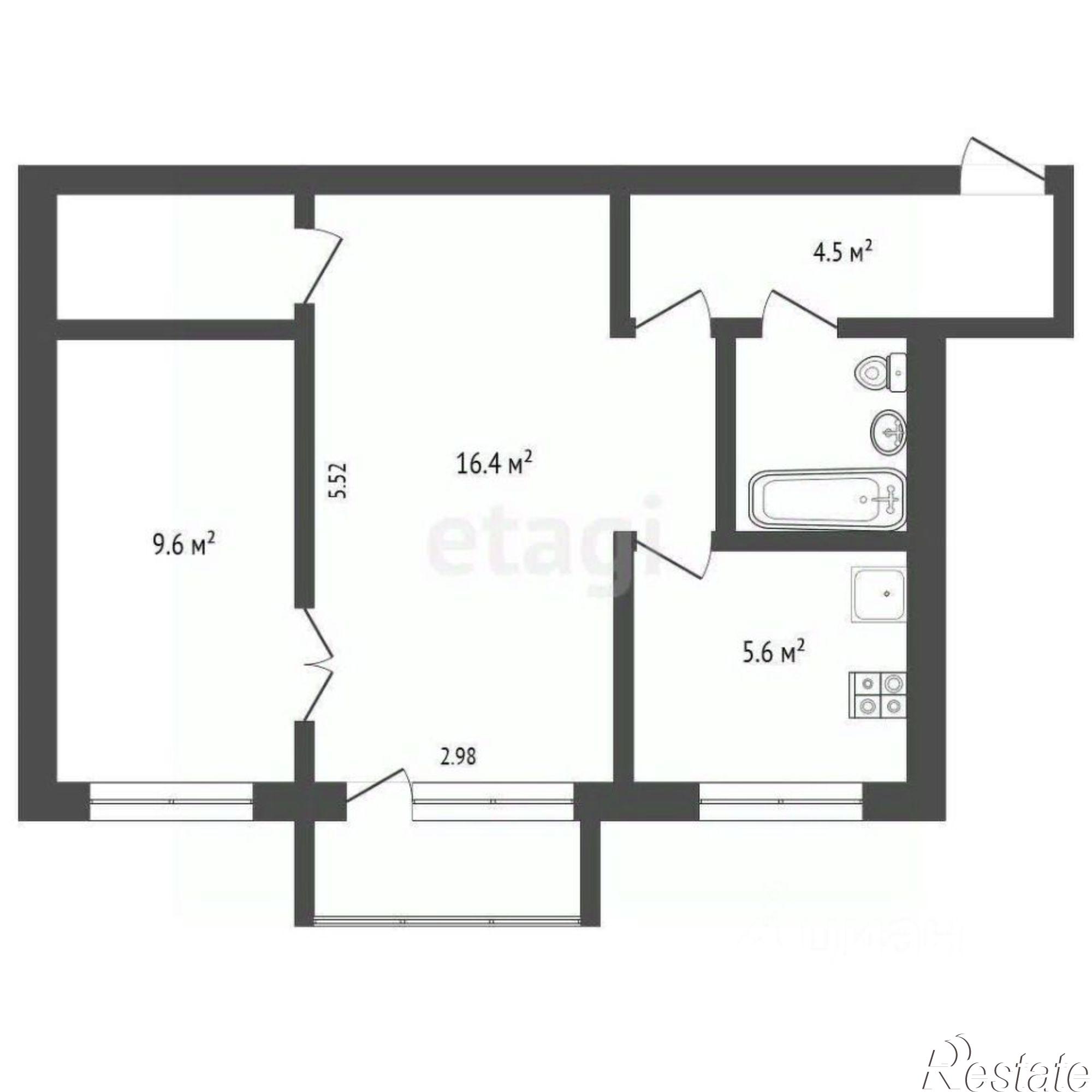 Купить квартиру за 3 400 000 рублей на городской округ Вологда
