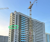 3-комн, 76.9 кв м, этаж 9/16 улица Ломоносова, 4