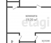 2-комн, 42кв м, этаж 4/5 улица Герцена, 40