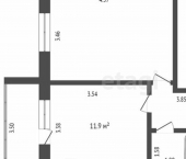 2-комн, 51кв м, этаж 8/10 ул Космонавта Беляева, 32 2