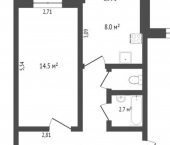 2-комн, 62кв м, этаж 1/10 ул Судоремонтная, 4а