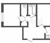 2-комн, 54кв м, этаж 5/5 улица Ударников, 19А