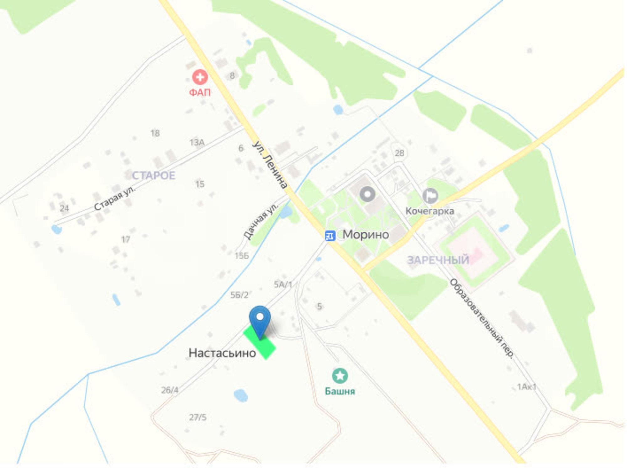 Купить землю, земельный участок за 360 000 рублей на деревня Настасьино