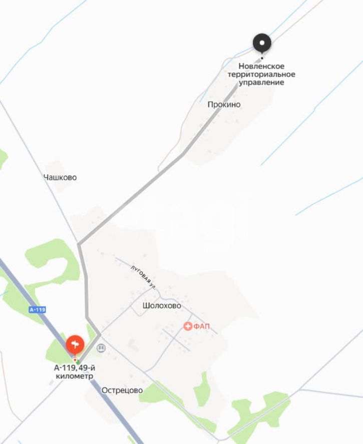 Земельный участок деревня Прокино (Новленский сельсовет)