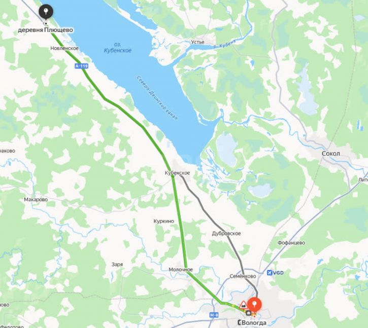 Земельный участок деревня Плющево