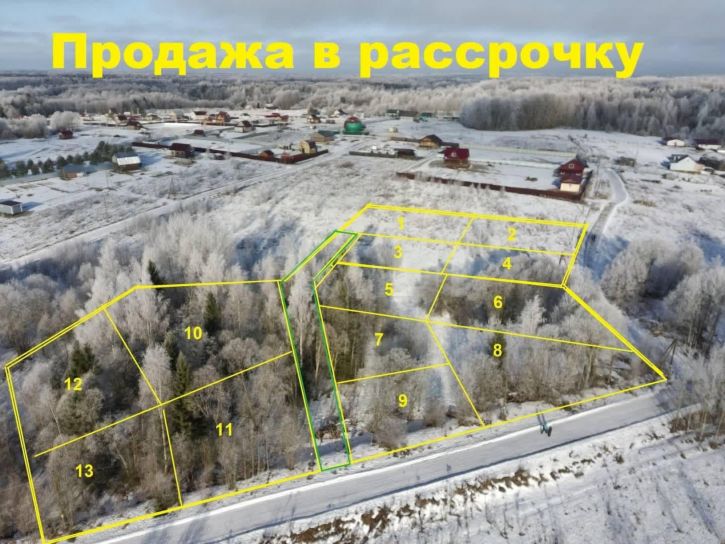 Земельный участок деревня Мальгино (Подлесный сельсовет)