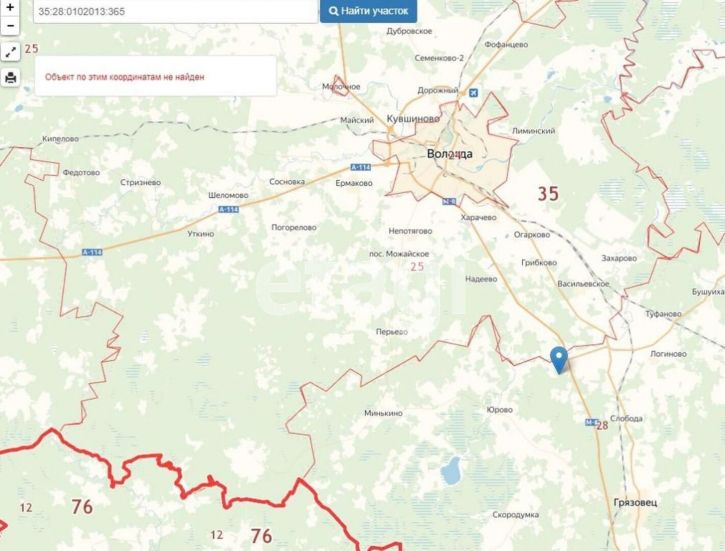 Земельный участок деревня Долотово
