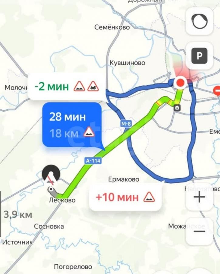 Земельный участок посёлок Лесково