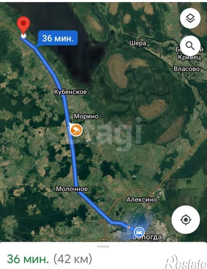 Земельный участок деревня Кольцеево