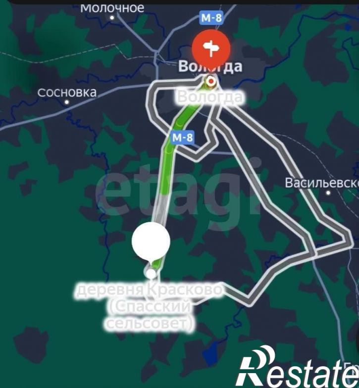 Земельный участок деревня Красково (Семёнковский сельсовет)